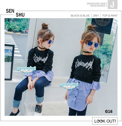 setelan anak cewek import